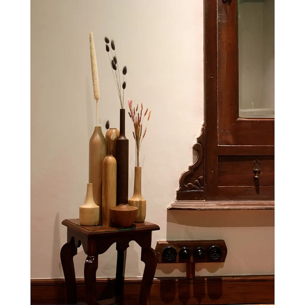 shop Handmade Wooden Vase (Set)