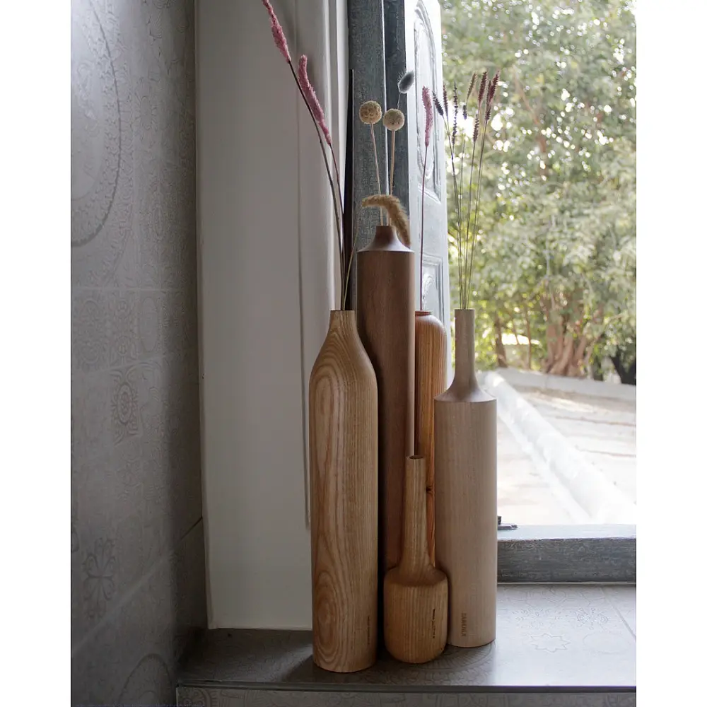 shop Handmade Wooden Vase