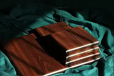 Sankhla ✼ Walnut Wooden Platter (Set of 4) ✼ 10