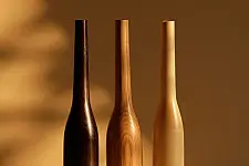 Sankhla | Wooden Miniature Vases (Set of Three)