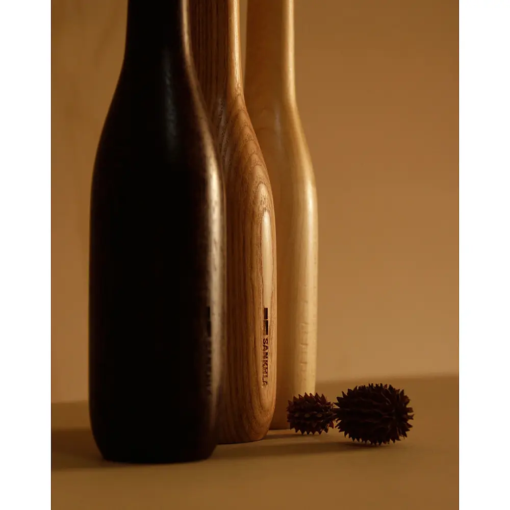 shop Wooden Miniature Vases (Set of Three)