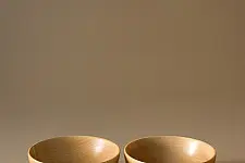 Sankhla | Wooden Set Of Two Bowl 
