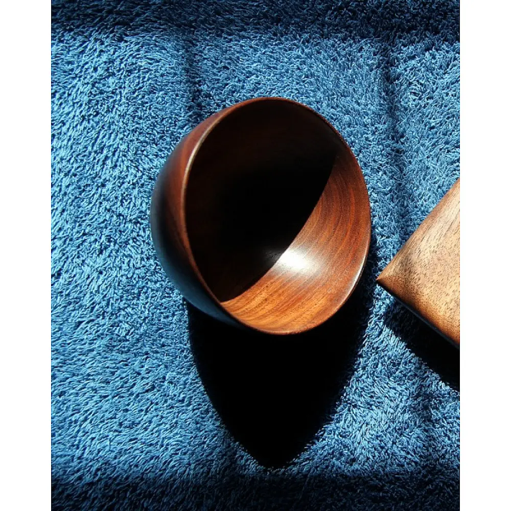 shop walnut wooden cutlery kitchenware - bowl