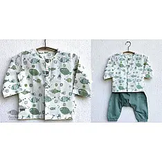 Chubby | Organic Cotton . Kids Garment ★ 2 ★ Fish Print