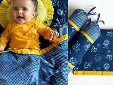 Organic Cotton ★ Kids Organic Gift Set (Dohar + 2 Zoo Bolster) ★ 12