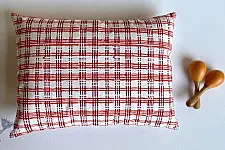 Organic Cotton ★ Kids Gift Set (Manjha Print Kapok Pillow + Maracas) ★ 22