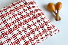 Organic Cotton ★ Kids Gift Set (Manjha Print Kapok Pillow + Maracas) ★ 22