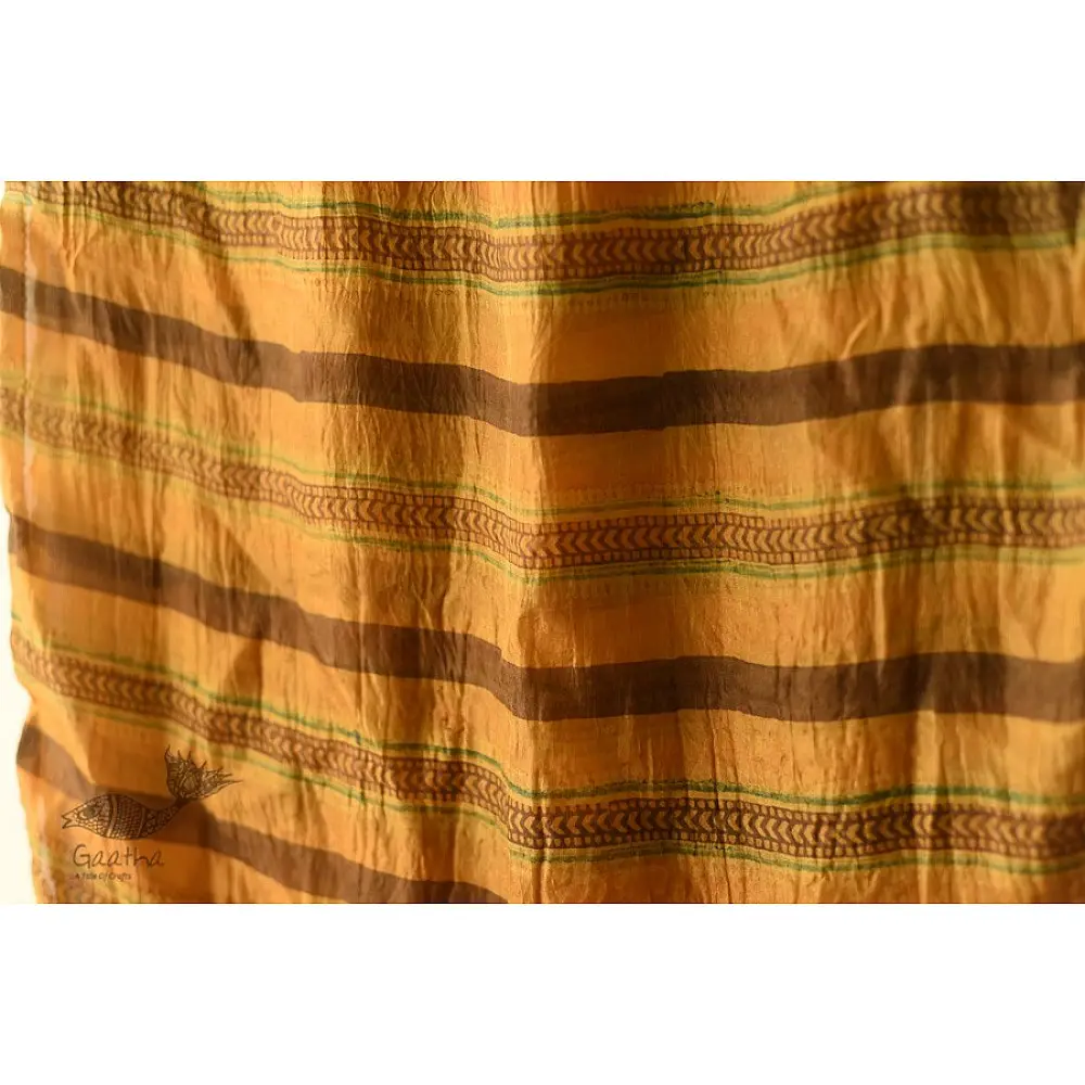shop Ajrakh Bandhani Silk Red Stole