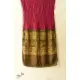 shop Handcrafted Ajrakh Bandhani Silk Stole Fuchsia 