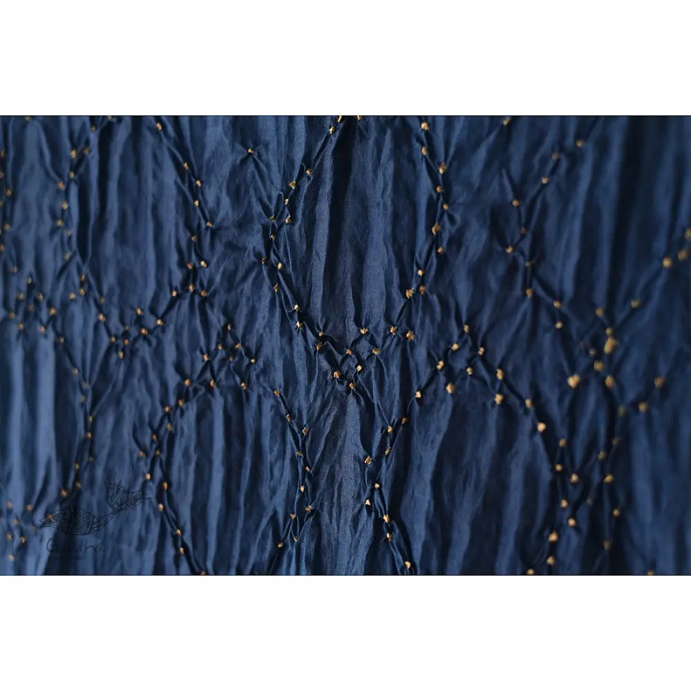 shop Handcrafted Ajrakh Bandhani Silk Stole