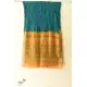 shop Tabi Silk Ajrakh Bandhani Teal Color Stole