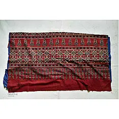 Charulata ★ Tie-Dye & Ajrakh ★ Cotton Shibori Saree ★ 3