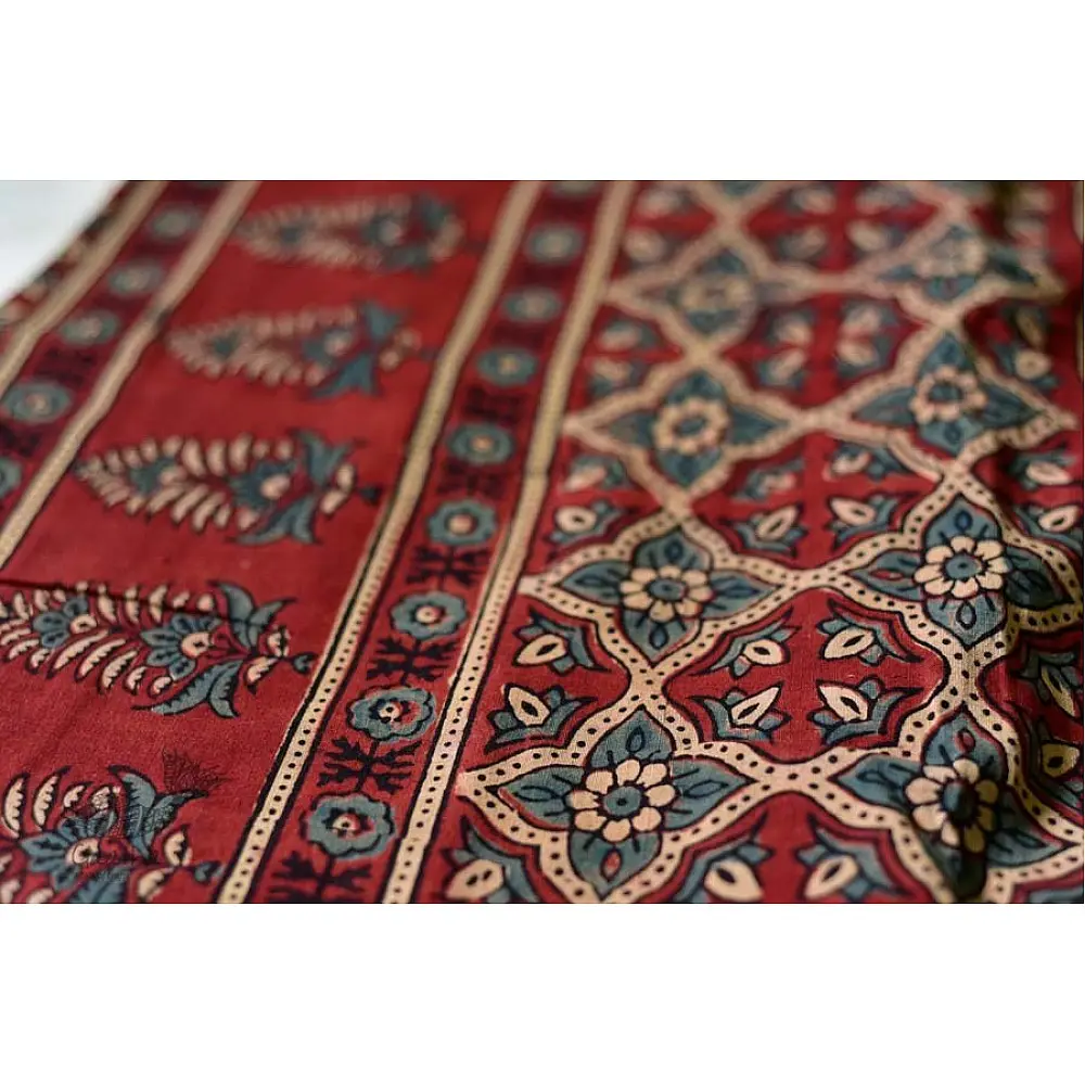 Charulata ★ Tie-Dye & Ajrakh ★ Cotton Shibori Saree ★ 3
