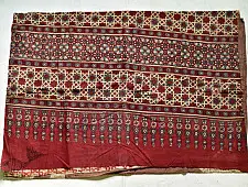 Charulata ★ Tie-Dye & Ajrakh ★ Cotton Shibori Saree ★ 6