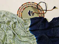 Charulata ★ Bandhani & Ajrakh ★ Gajji Silk Saree ★ 7