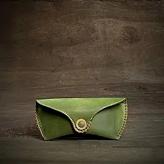 रिक्त . Rikt ~ Olive Green Sunglass Case