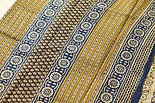 Indigenous Impressions ❣ Bagru Block Printed Cotton Saree - C