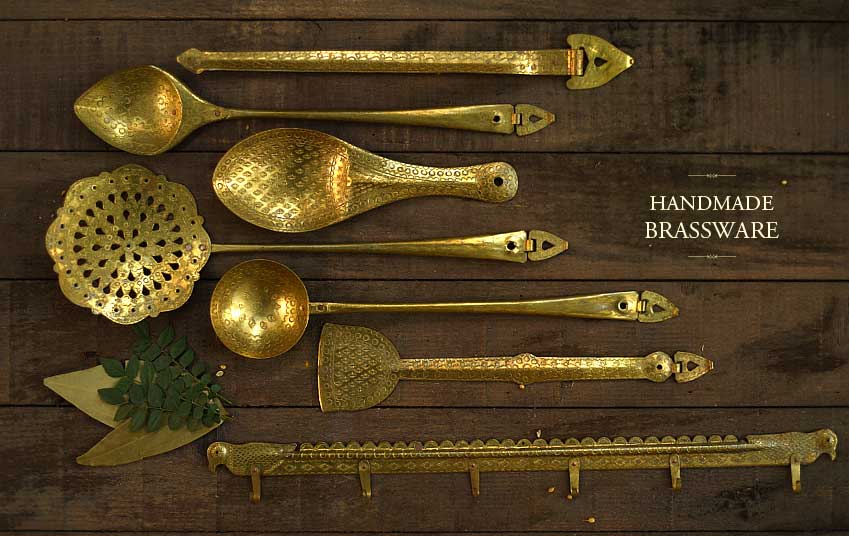 Buy Handcrafted Brass Kitchenware Products