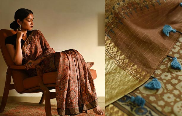 New-design-ajrakh-silk-saree
