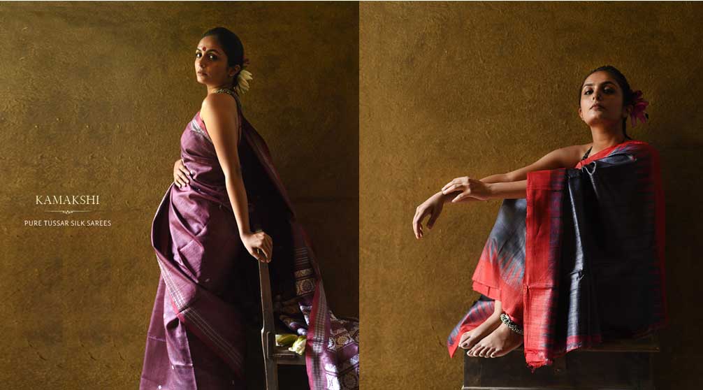 Pure Tussar & Gicha Silk Sarees