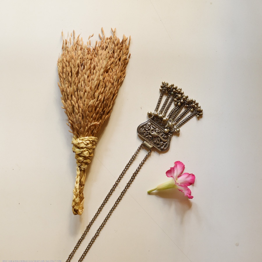 shop Handmade Vintage Jewelry - Banjara Long Chain Necklace