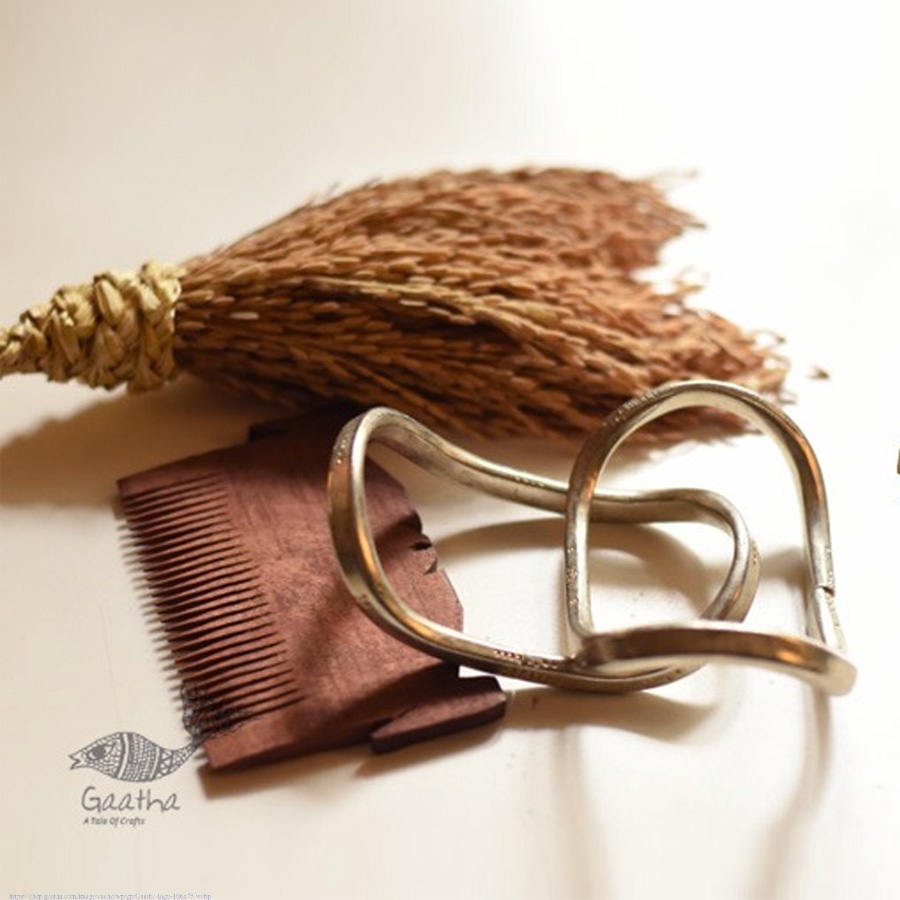 shop Handmade Vintage Jewelry - Rabari Solid Ankle Kada ( Pair )