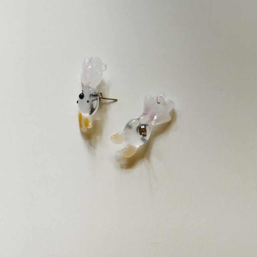 online Handmade designer glass earring Bunny