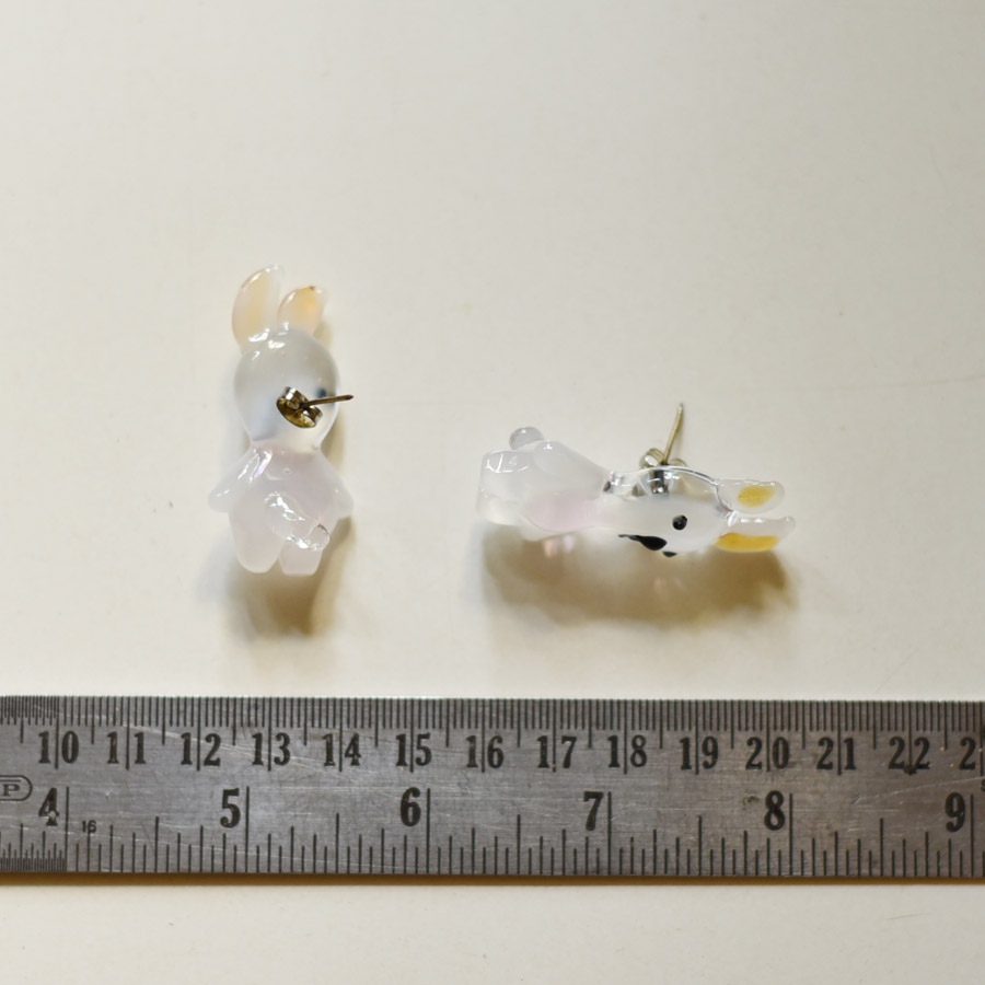 online Handmade designer glass earring Bunny