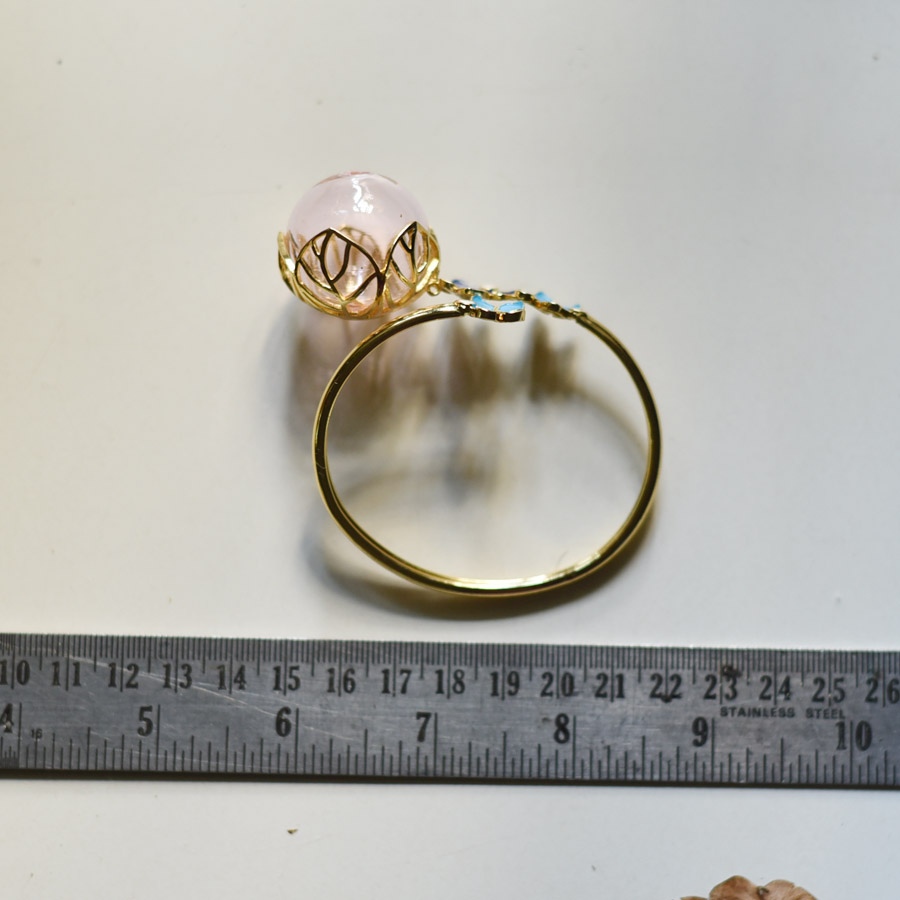 online Designer Glass Hydrangea Bracelet