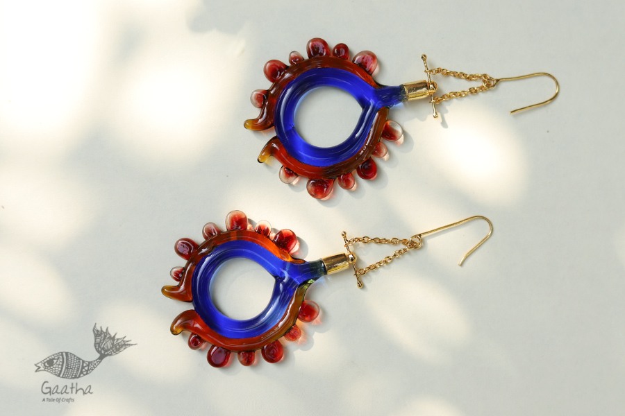 कुसुमांप्रभा ✤ Glass Jewelry ✤ Earring ✤ 3