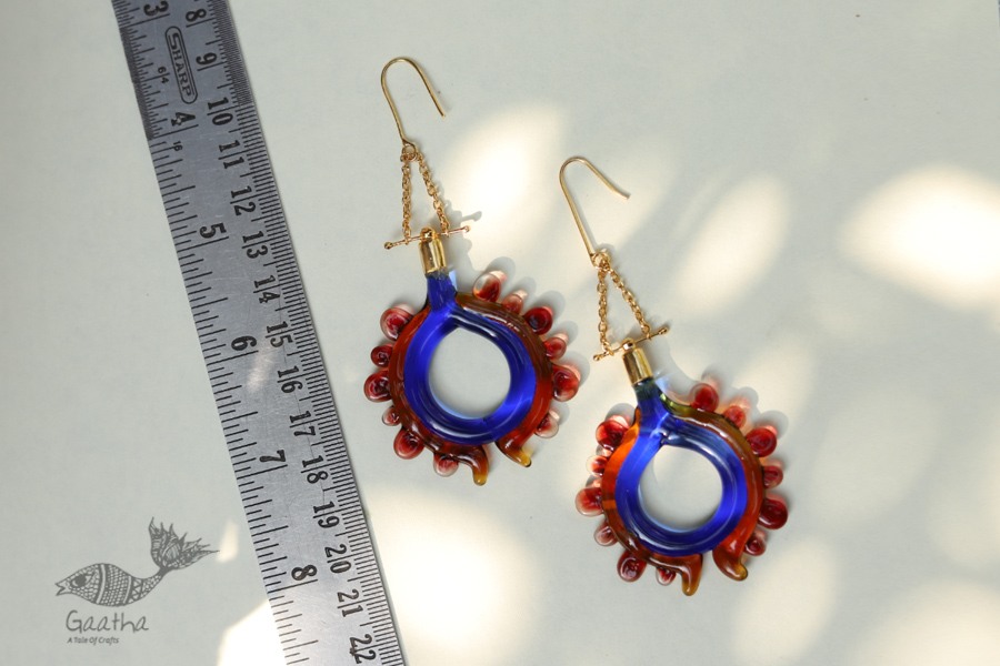 कुसुमांप्रभा ✤ Glass Jewelry ✤ Earring ✤ 3