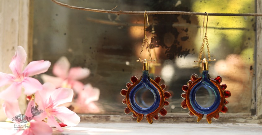 कुसुमांप्रभा ✤ Glass Jewelry ✤ Earring ✤ 3