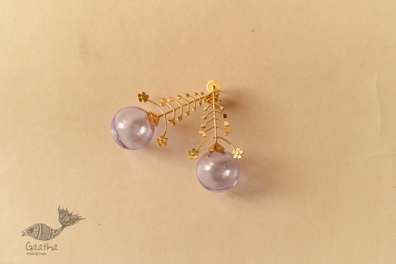 online Handmade designer glass earring