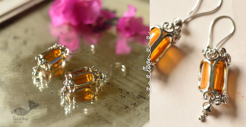 online Handmade designer glass earring