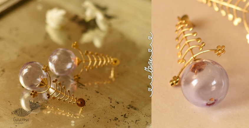 online Handmade designer glass earring