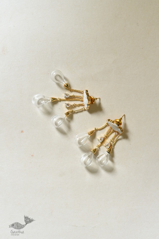 online designer glass earring