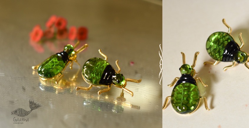 online Handmade designer glass earring