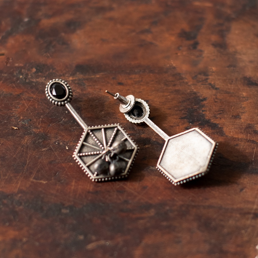 online german silver earrings