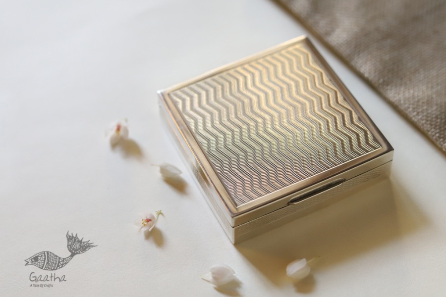 रजत ❧| Silver Square box | 4