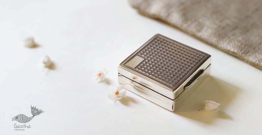 रजत ❧ | Silver Square Box  | 8