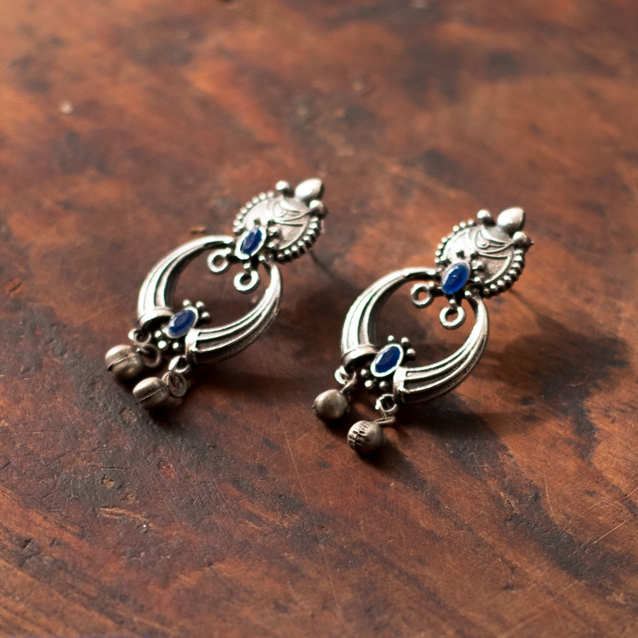 online german silver earrings