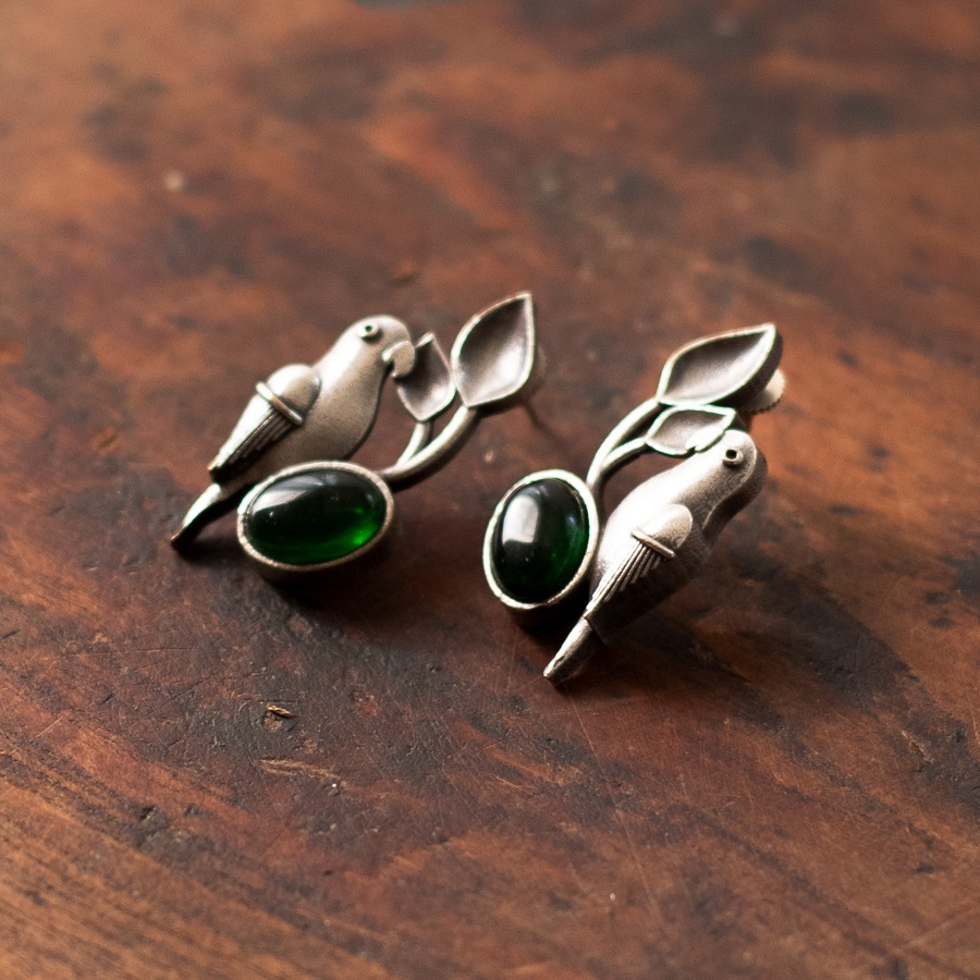 online german silver earrings