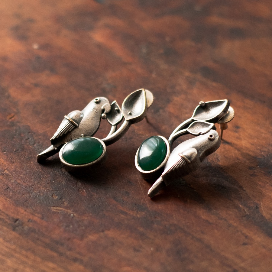 online german silver earrings