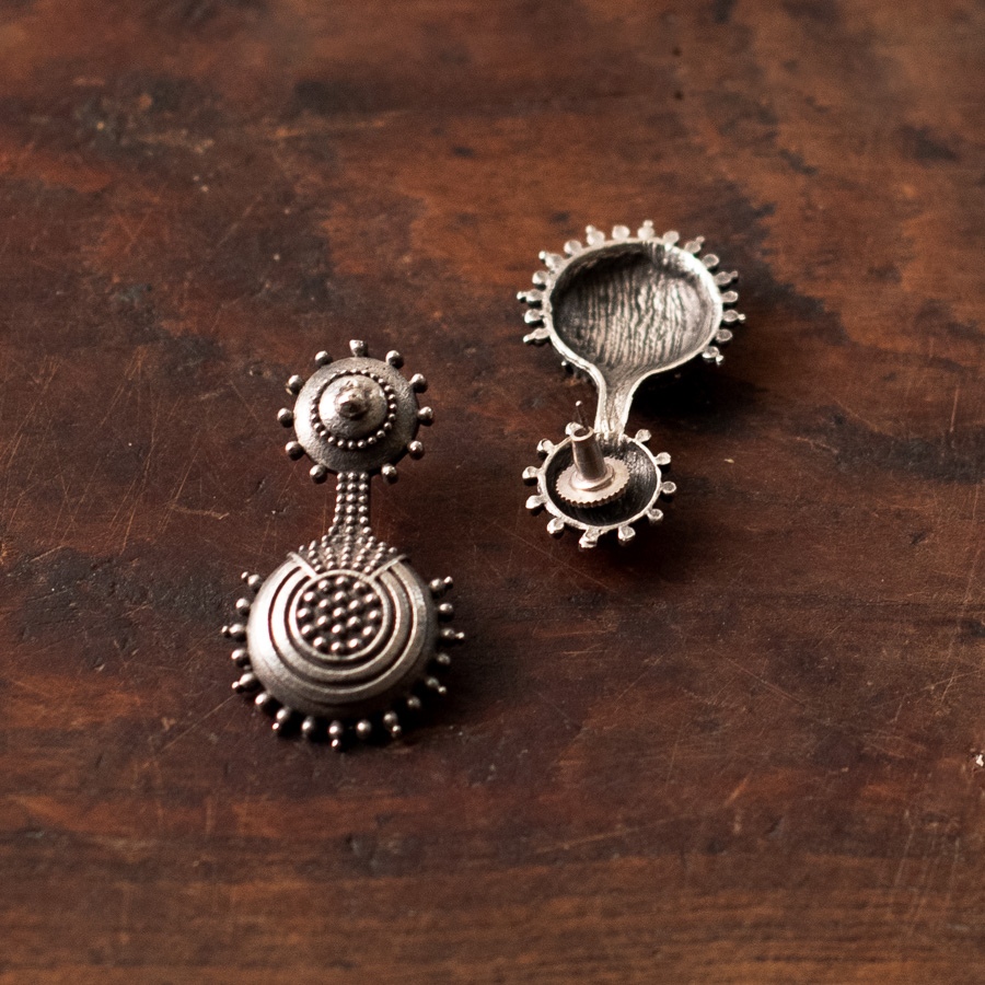 online german silver earrings