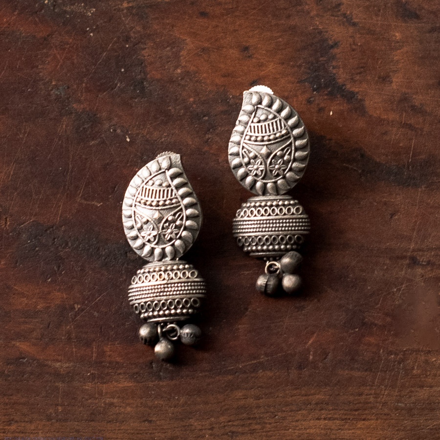 online german silver earrings