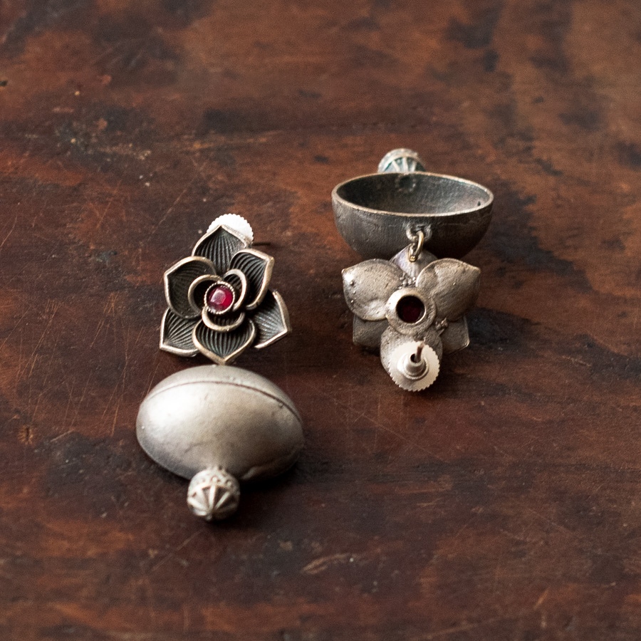 online german silver earrings