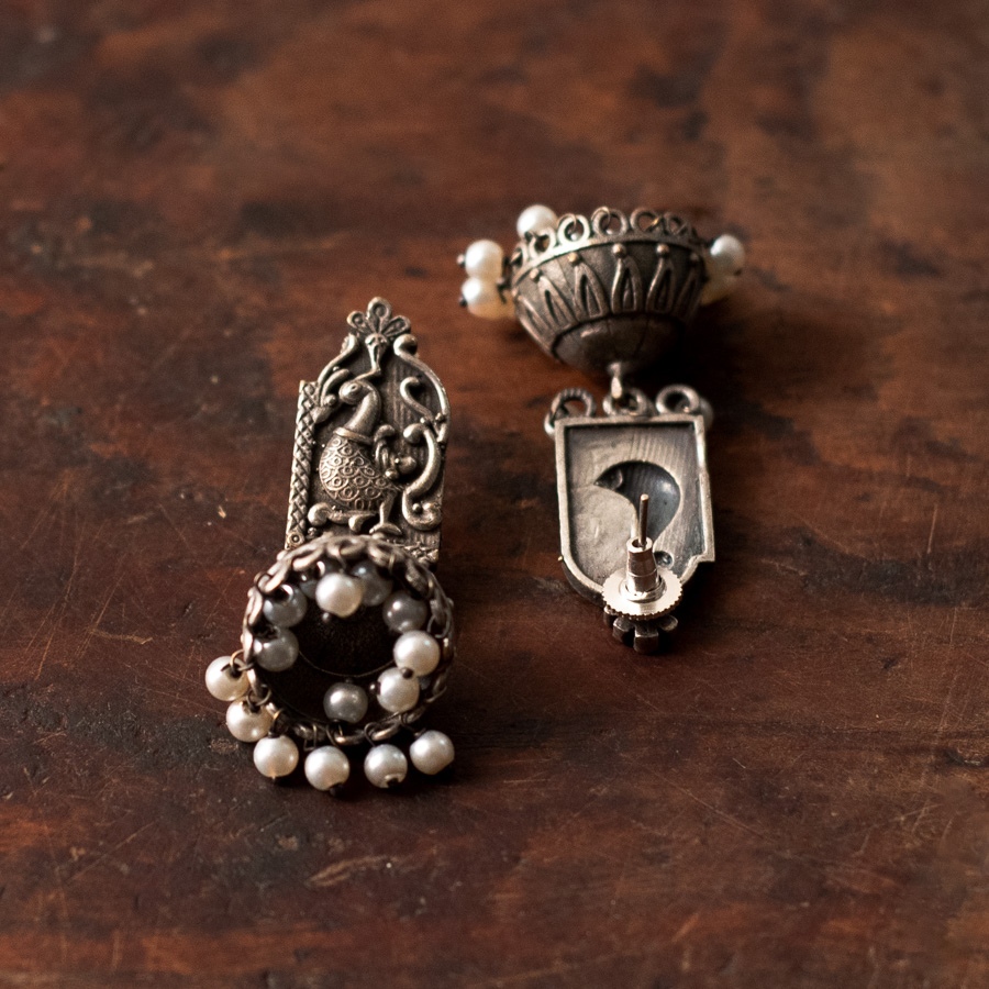 online german silver earrings