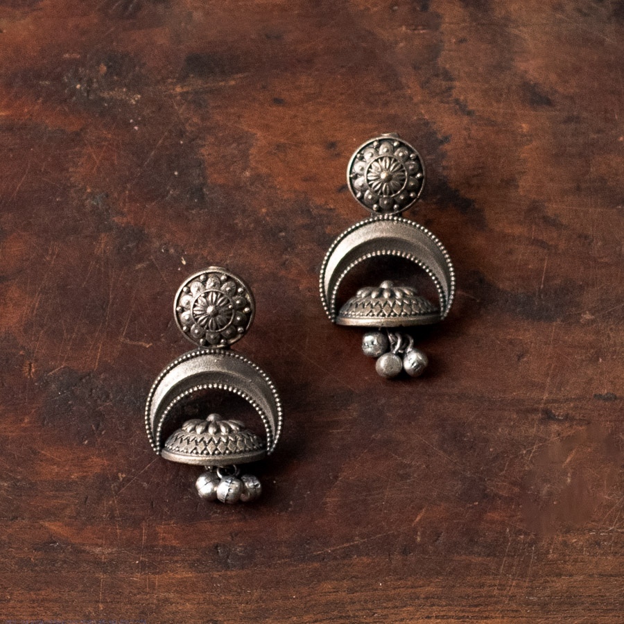online German Silver - Jhumka Earring