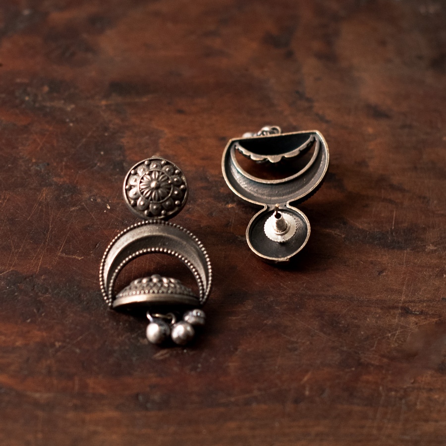 online German Silver - Jhumka Earring