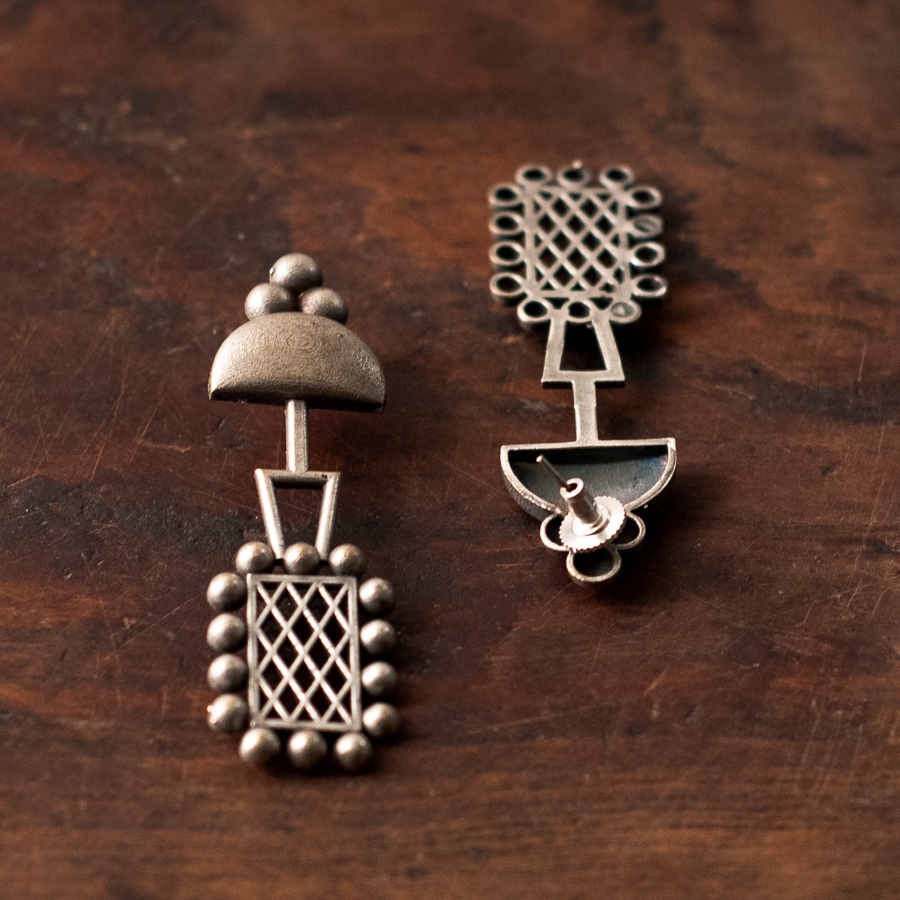 online german silver earrings